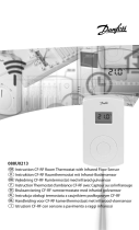 Danfoss CF-RF Room Thermostat Instrukcja instalacji