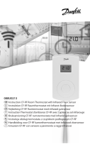 Danfoss CF-RF Room Thermostat Instrukcja instalacji