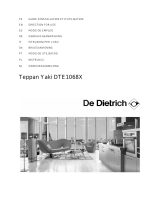 DeDietrich Teppan Yaki DTE1068X Instrukcja obsługi