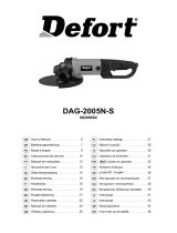 Defort DAG-2005N-S Instrukcja obsługi