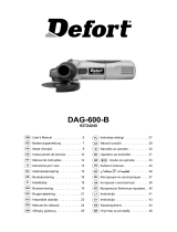 Defort DAG-600-B Instrukcja obsługi