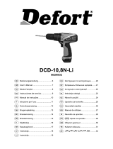 Defort DCD-10.8N-LI Instrukcja obsługi