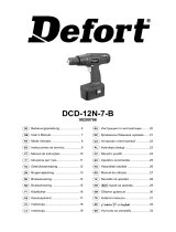 Defort DCD-12N-7-B Instrukcja obsługi