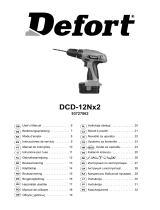 Defort DCD-12Nx2 Instrukcja obsługi