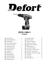 Defort DCD-14N-1 Instrukcja obsługi