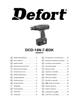 Defort DCD-14N-7-BDK Instrukcja obsługi