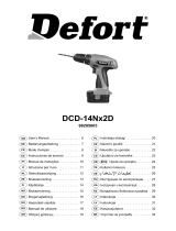 Defort DCD-14Nx2D Instrukcja obsługi