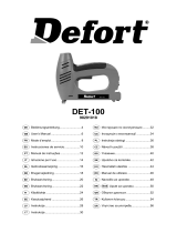 Defort DET-100 Instrukcja obsługi