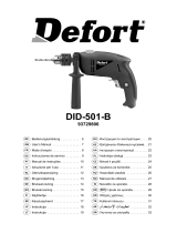 Defort DID-501-B Instrukcja obsługi