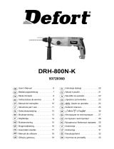Defort DRH-800N-K Instrukcja obsługi