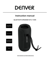 Denver BTS-110NR Bluetooth Speaker Instrukcja obsługi