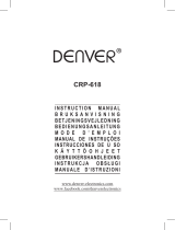 Denver CRP-618 Instrukcja obsługi