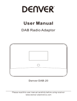 Denver DAB-20 Instrukcja obsługi