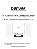 Denver MC-5220SILVERMK2 Instrukcja obsługi