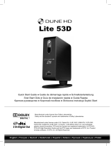 Dune HD HD Lite 53D 500GB + Wi-Fi b/g/n Instrukcja obsługi