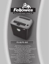 Fellowes Powershred PS-60 Instrukcja obsługi
