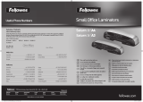 Fellowes Saturn 3i A3 Instrukcja obsługi