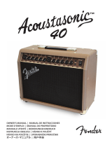 Fender  Acoustasonic™ 40 Instrukcja obsługi