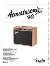 Fender  Acoustasonic™ 90 Instrukcja obsługi