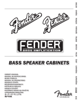 Fender Speaker Rumble 210 Instrukcja obsługi