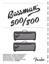 Fender Bassman® 500/800 Instrukcja obsługi