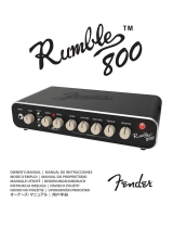 Fender Rumble 800 HD Instrukcja obsługi
