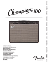Fender Stereo Amplifier Champion 100 Instrukcja obsługi