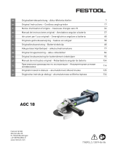 Festool AGC 18-125 Li 5,2 EB-Plus Instrukcja obsługi