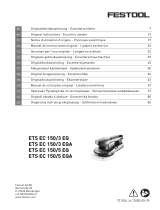 Festool Exzenterschleif ETS EC150/3 EQ-Plus Instrukcja obsługi