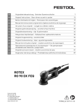 Festool RO 90 DX FEQ-Plus Instrukcja obsługi