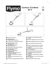 Flymo Contour Cordless 24 V Instrukcja obsługi