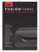 GBC Fusion 1000L A3 Instrukcja obsługi