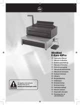 GBC WireBind E-Karo 40Pro Instrukcja obsługi