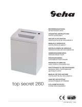 Geha Top Secret 260 S6 Instrukcja obsługi