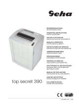 Geha Top Secret 390 S4 Instrukcja obsługi