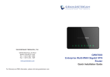 Grandstream Networks GWN7000 instrukcja