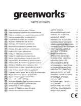 Greenworks G40T5 Instrukcja obsługi