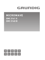 Grundig Built-in Microwave with Grill Instrukcja obsługi