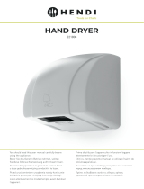 Hendi 221808 Hand Dryer Instrukcja obsługi