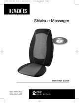 HoMedics Shiatsu Plus Massager w/ Heat Instrukcja obsługi