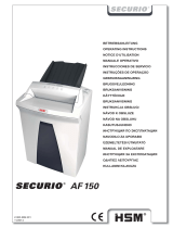 HSM Securio AF 150 0.78 x 11mm Instrukcja obsługi