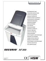 HSM Securio AF300 0.78 x 11mm Instrukcja obsługi