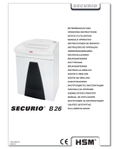 HSM Securio B26 1 x 5mm Instrukcja obsługi