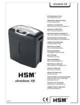 HSM shredstar X8 Instrukcja obsługi