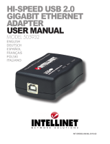 IC Intracom Intellinet USB 2.0 Gigabit Ethernet Instrukcja obsługi