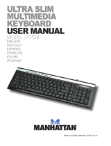 Manhattan Multimedia Keyboard Instrukcja obsługi