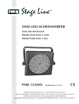 IMG Stage Line PARL-12DMX Instrukcja obsługi