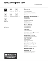 Hotpoint-Ariston LFS 114 WH/HA Instrukcja obsługi
