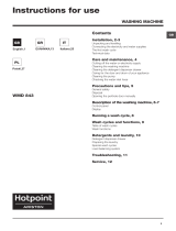 Indesit WMD 843BS EU instrukcja