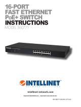 Intellinet 16-Port Fast Ethernet PoE  Switch Quick Installation Guide